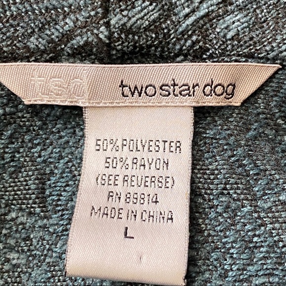 TWO STAR DOG retro jacket career textured finish L - Picture 9 of 10